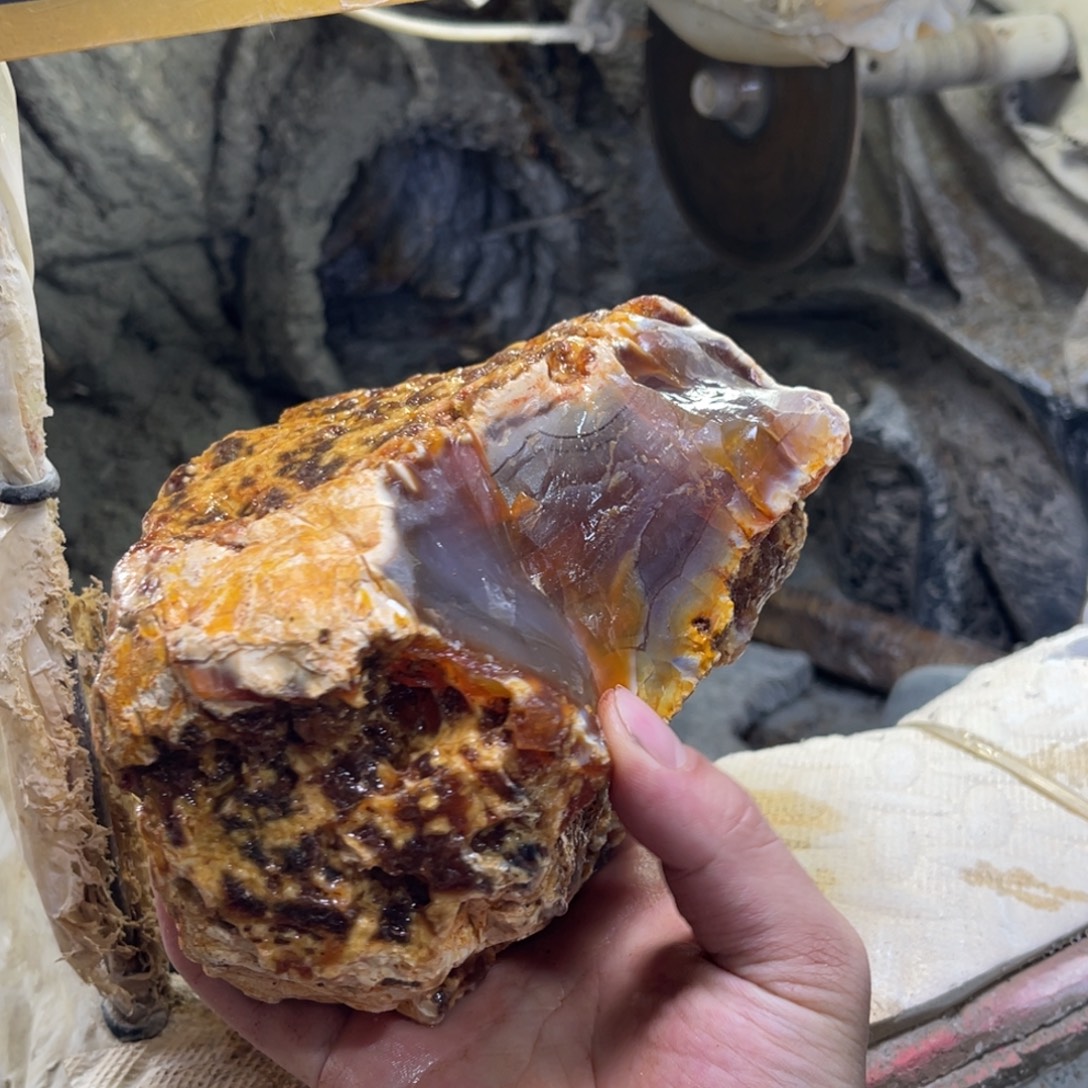 琳***灏定制玛瑙天然玛瑙手镯原石