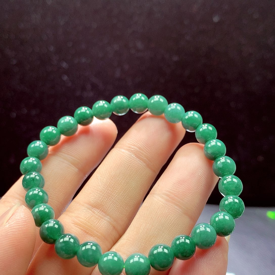 翡翠手链未镶嵌手链