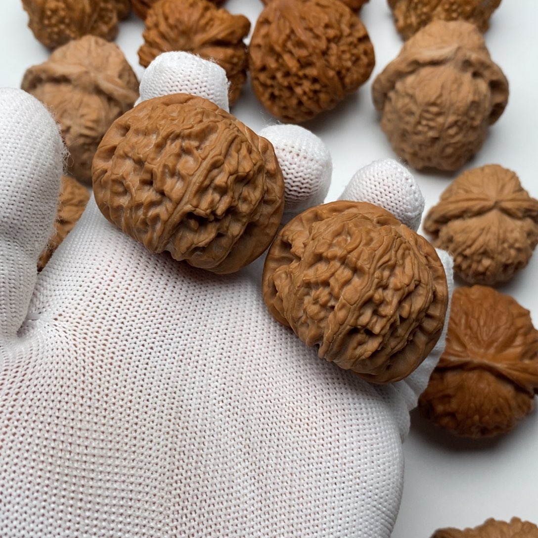 吊坠文玩核桃白狮子40全品