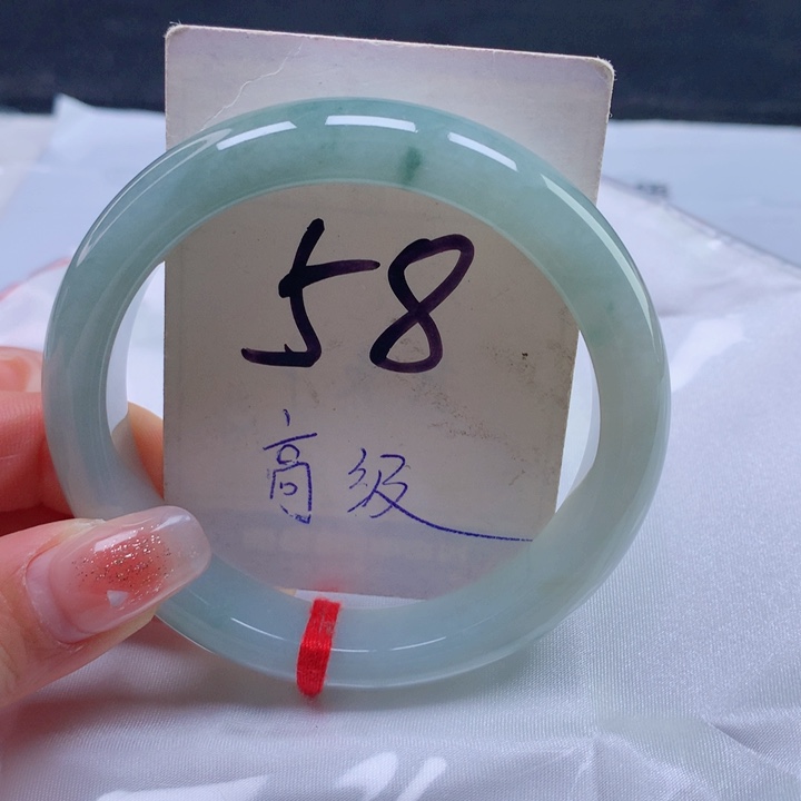 翡翠手镯未镶嵌缅甸天然a货翡翠56