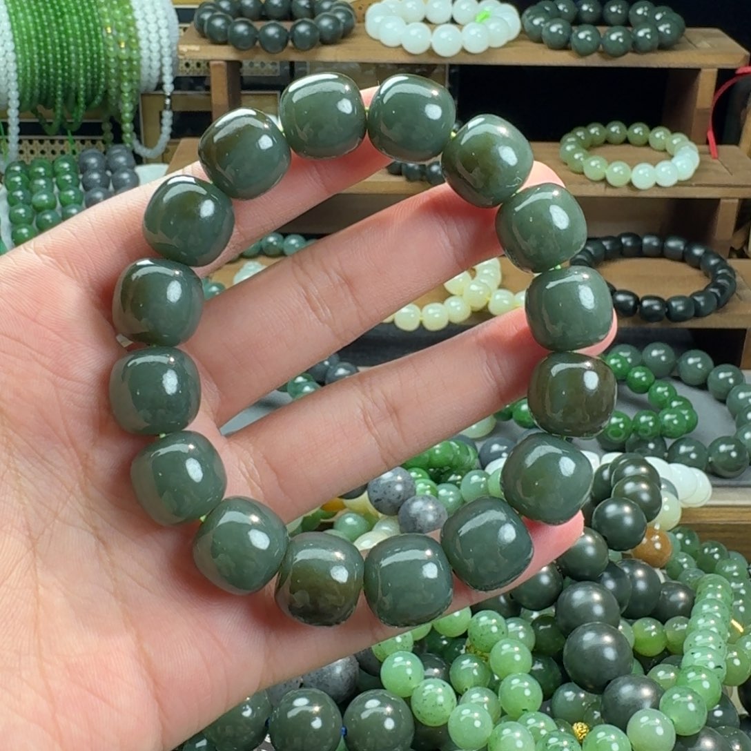 和田玉手链未镶嵌