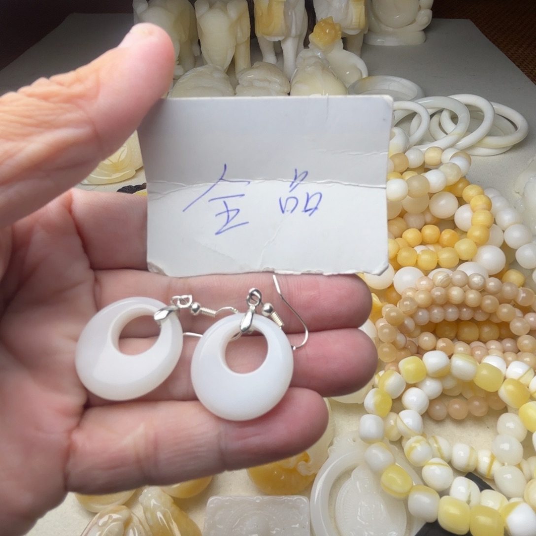 非金属贝壳全品耳环