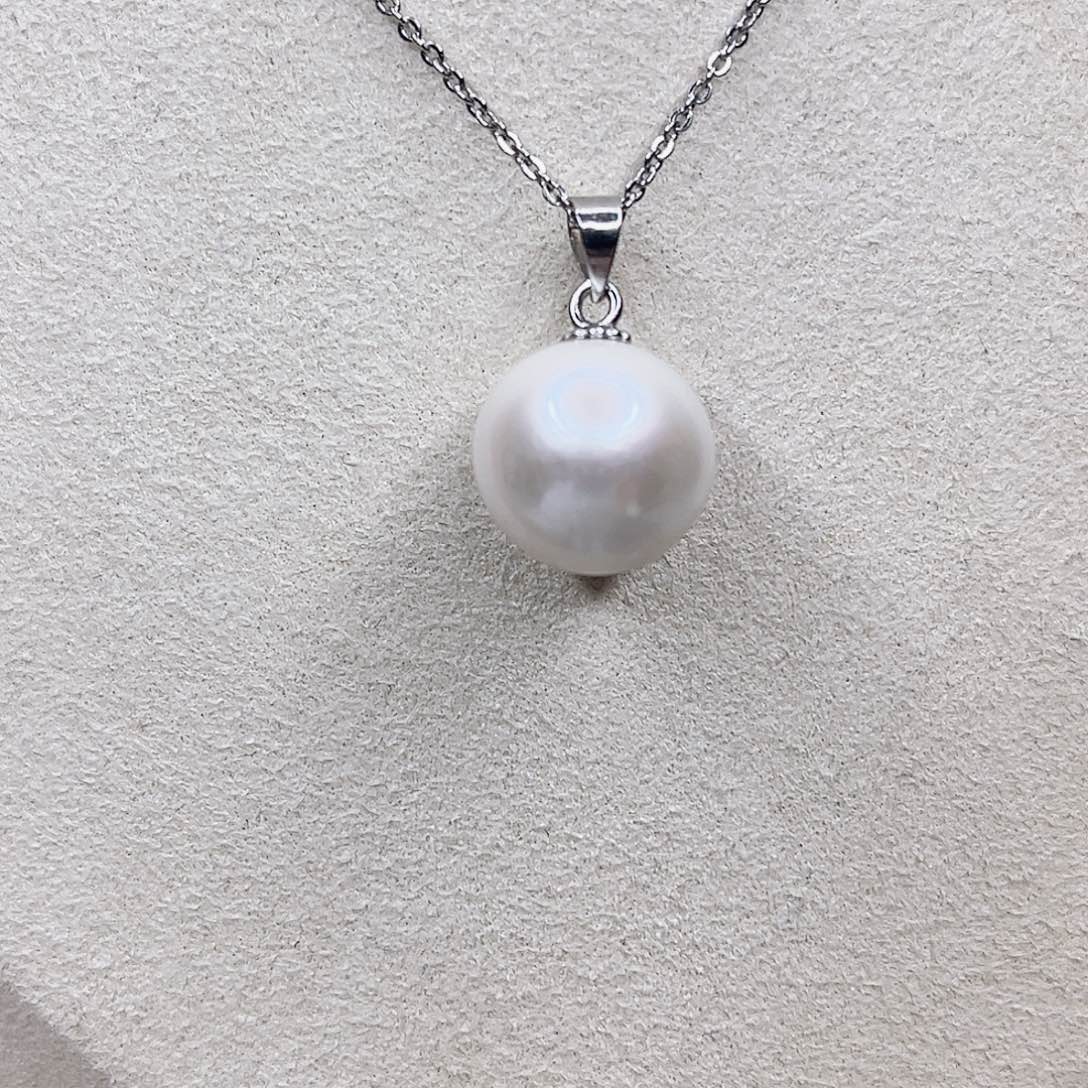 合金淡水珍珠吊坠(赠链)
