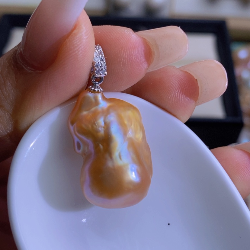 【闪购商品】淡水珍珠天然珍珠（微瑕）随机合金