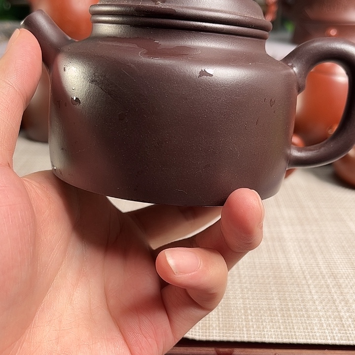 墨***痴宜兴原矿手工紫砂壶