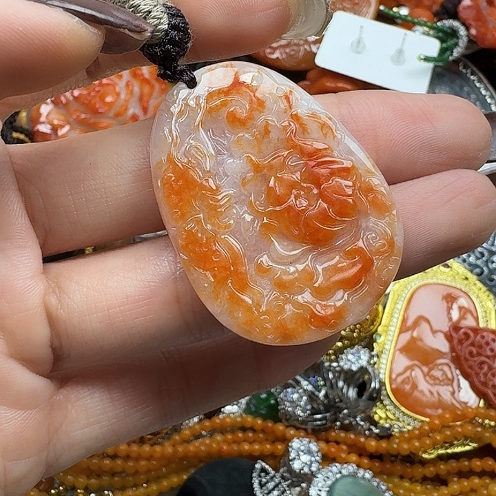 翡翠未镶嵌项链翡翠