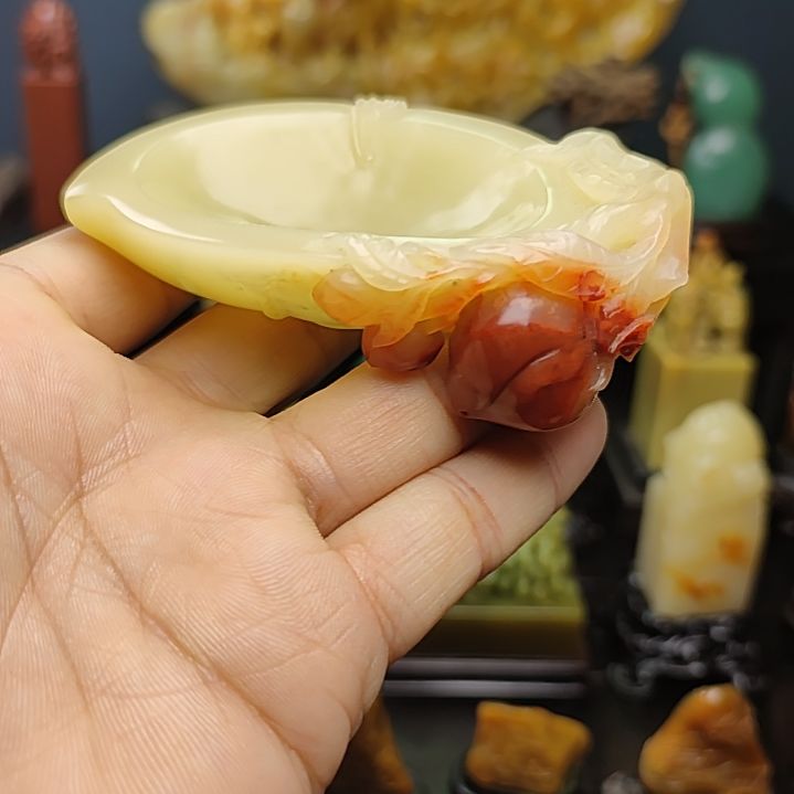 印石寿山石手把件手把件