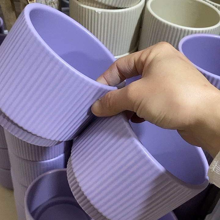 陶摆件陶盆有孔 瑕疵针孔漏釉介意勿拍外口 12外高10