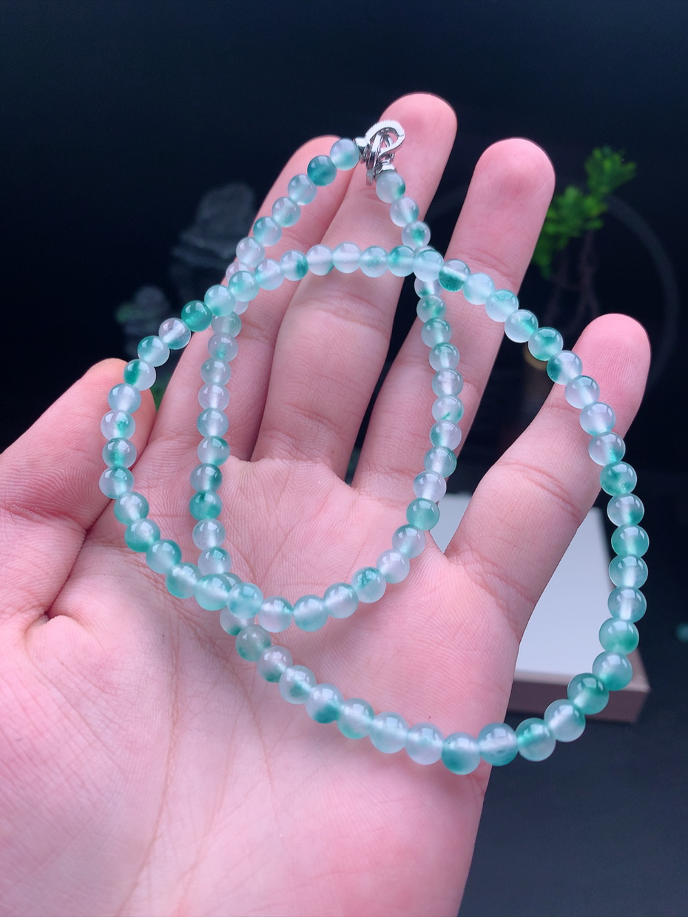 卡6冰飘花翡翠散珠（拍一发一 链接是单颗的价格 多样性发其一）