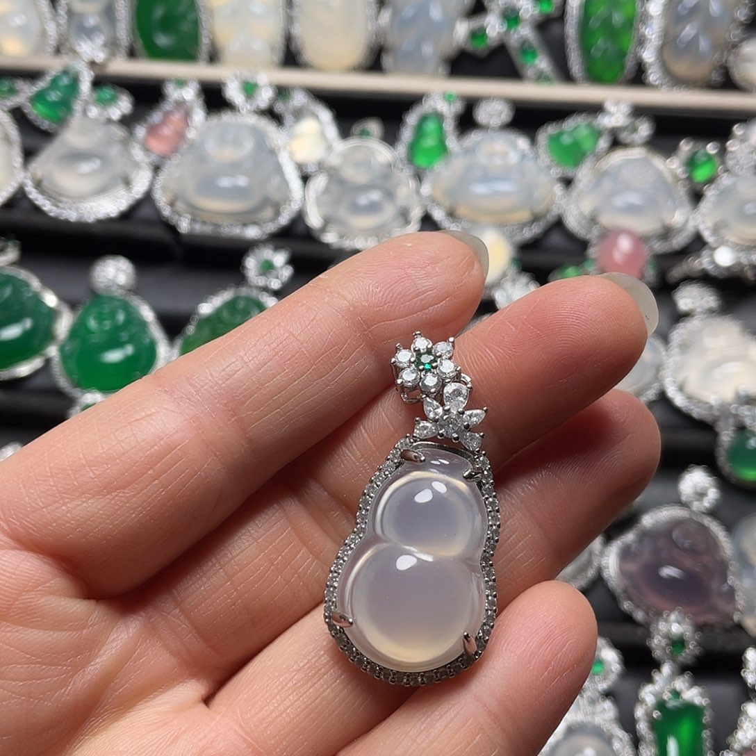 玛瑙/玉髓合金挂件