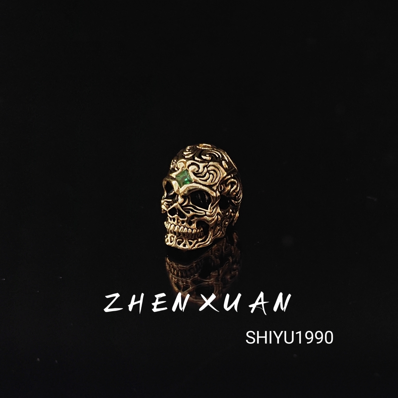 大号绿钻花古尺寸11mm配饰