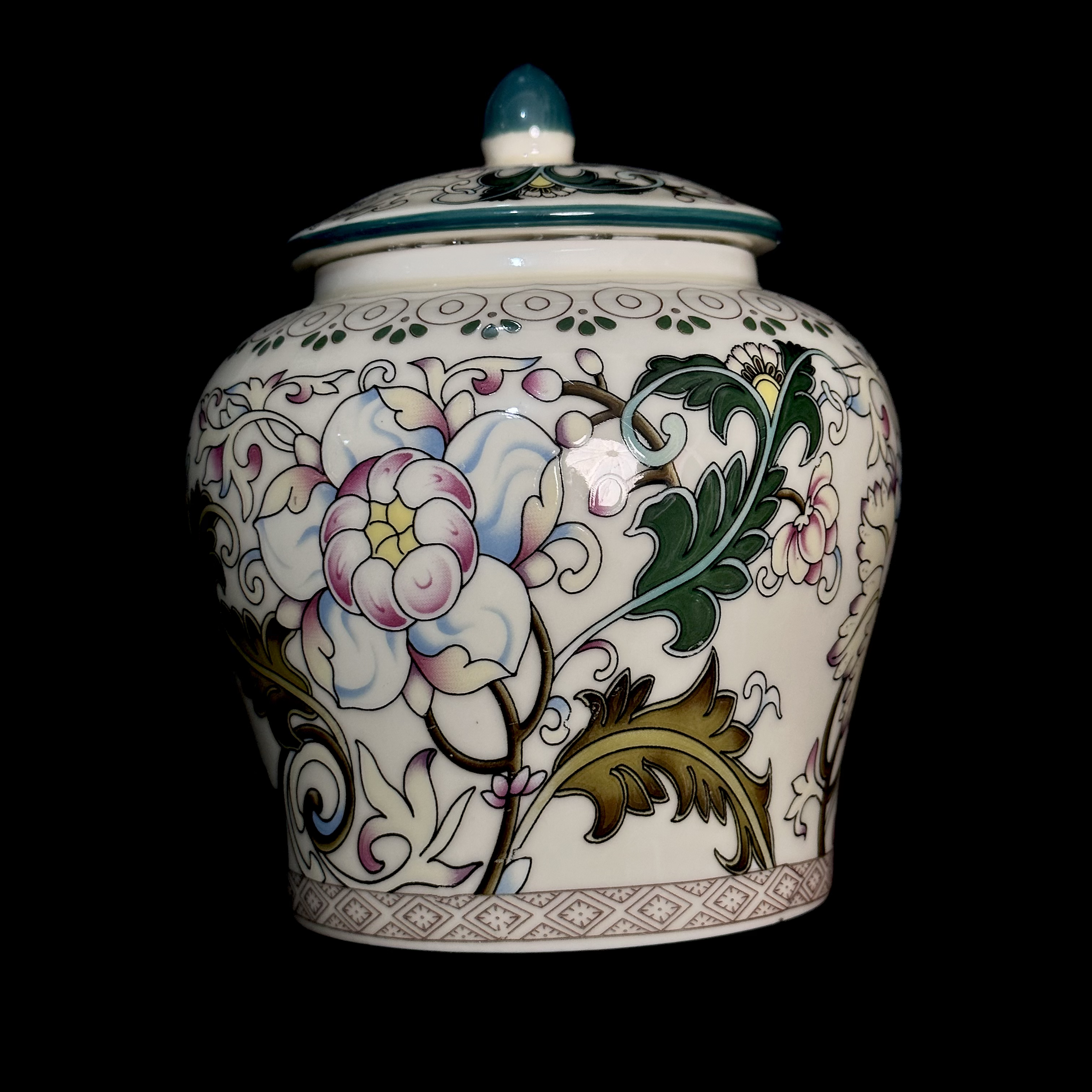 向阳花开珐琅彩茶叶罐-ZH305