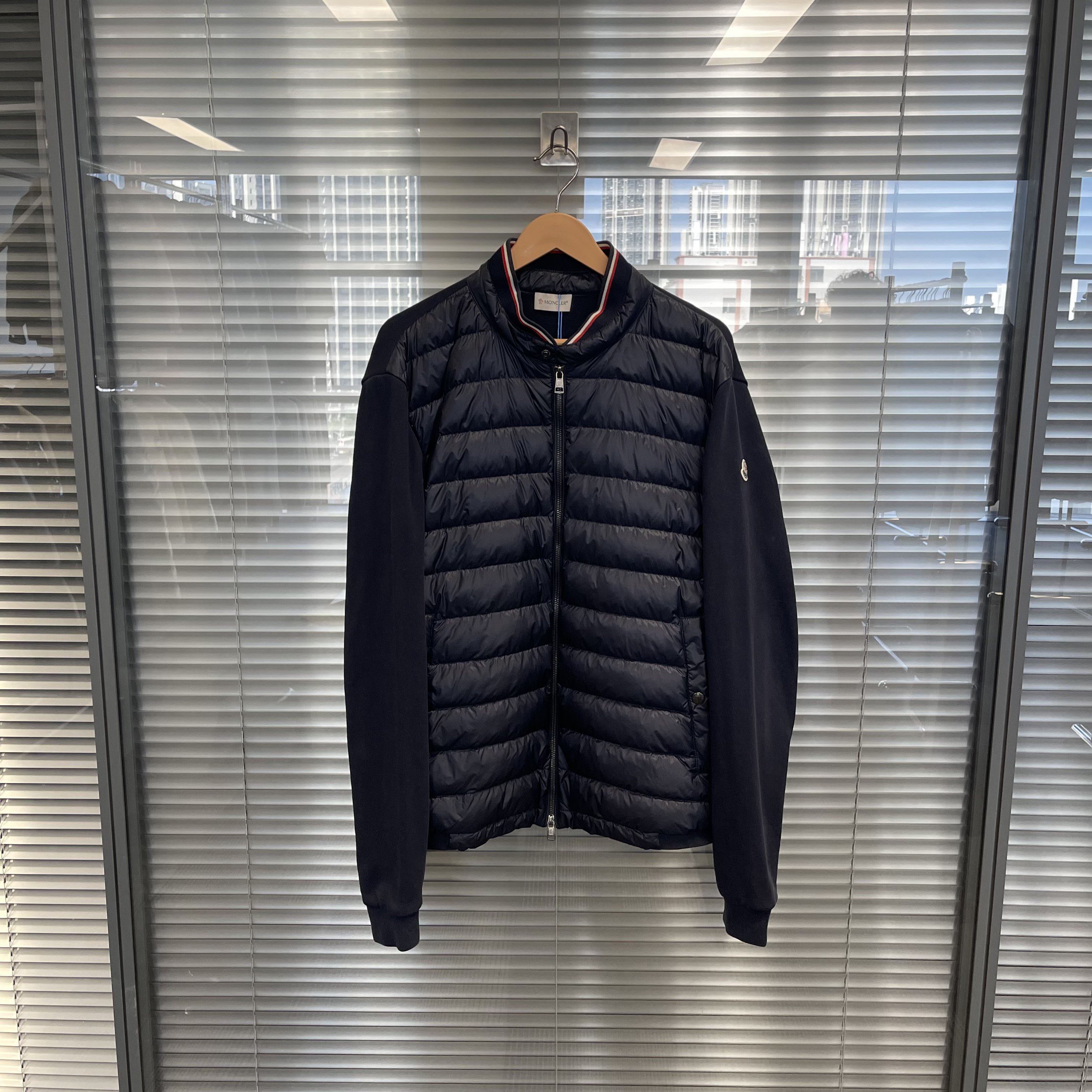 99新 MONCLER 羊毛拼接羽绒服 xxxl码 #10140