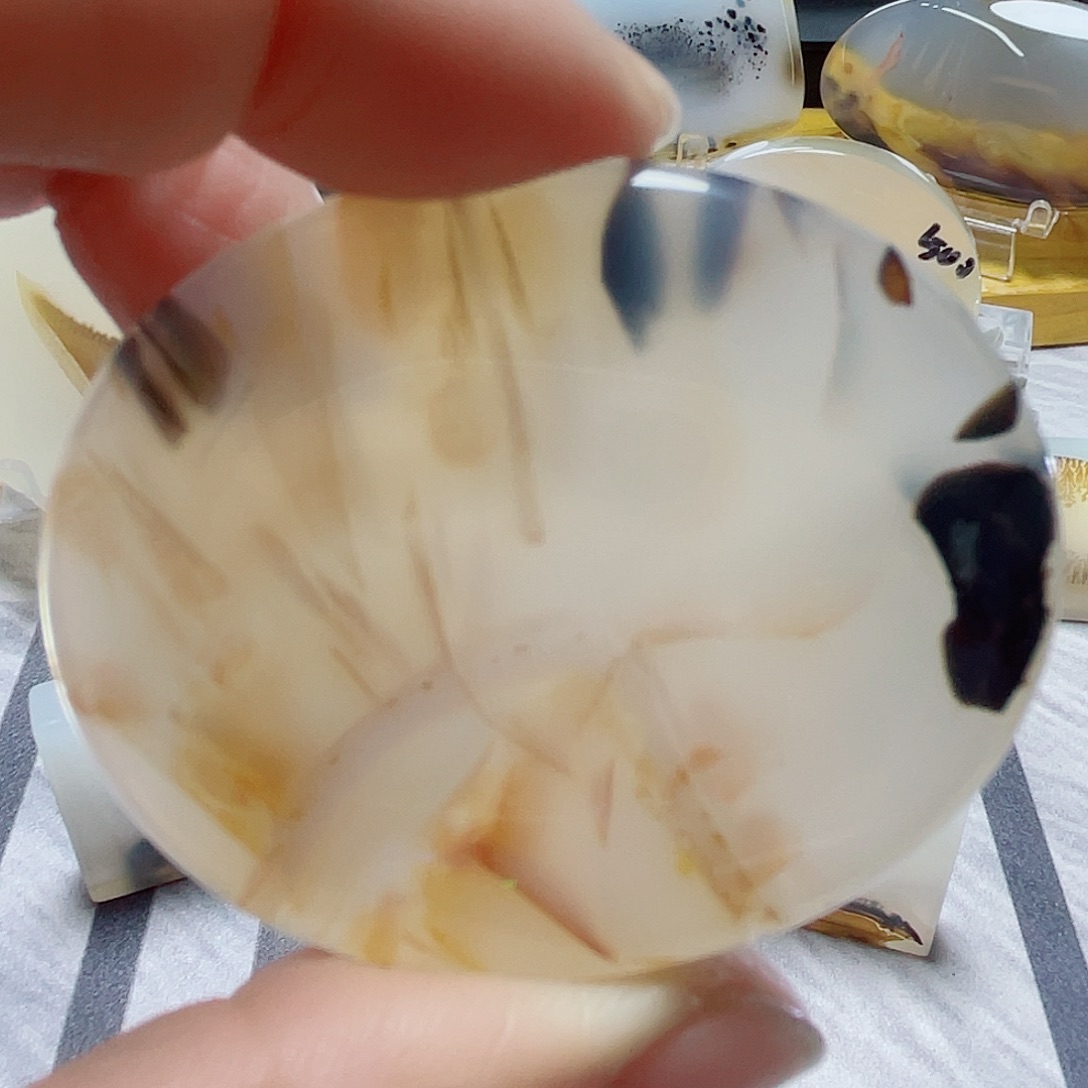 玛瑙/玉髓颈饰合金