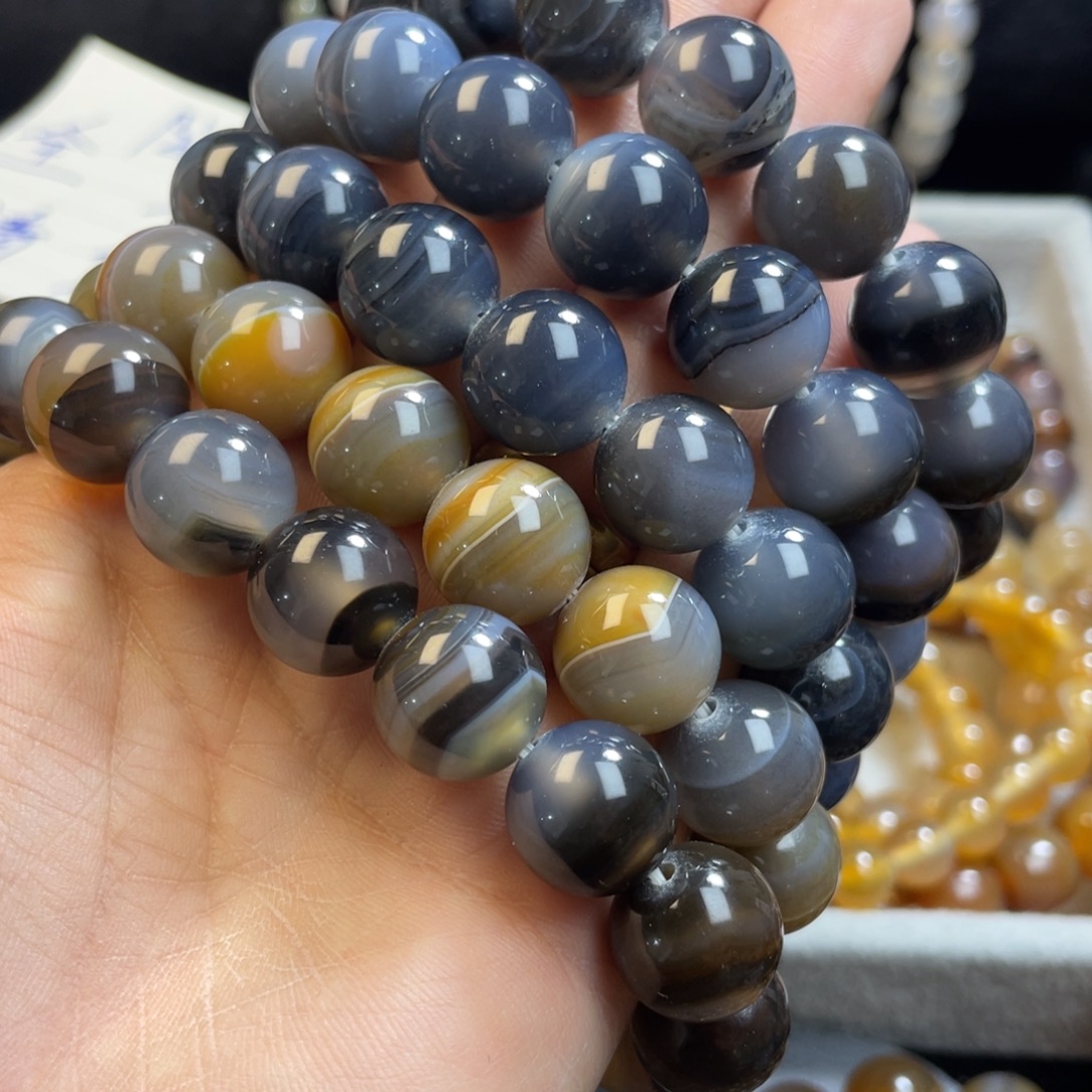 玛瑙/玉髓未镶嵌手链