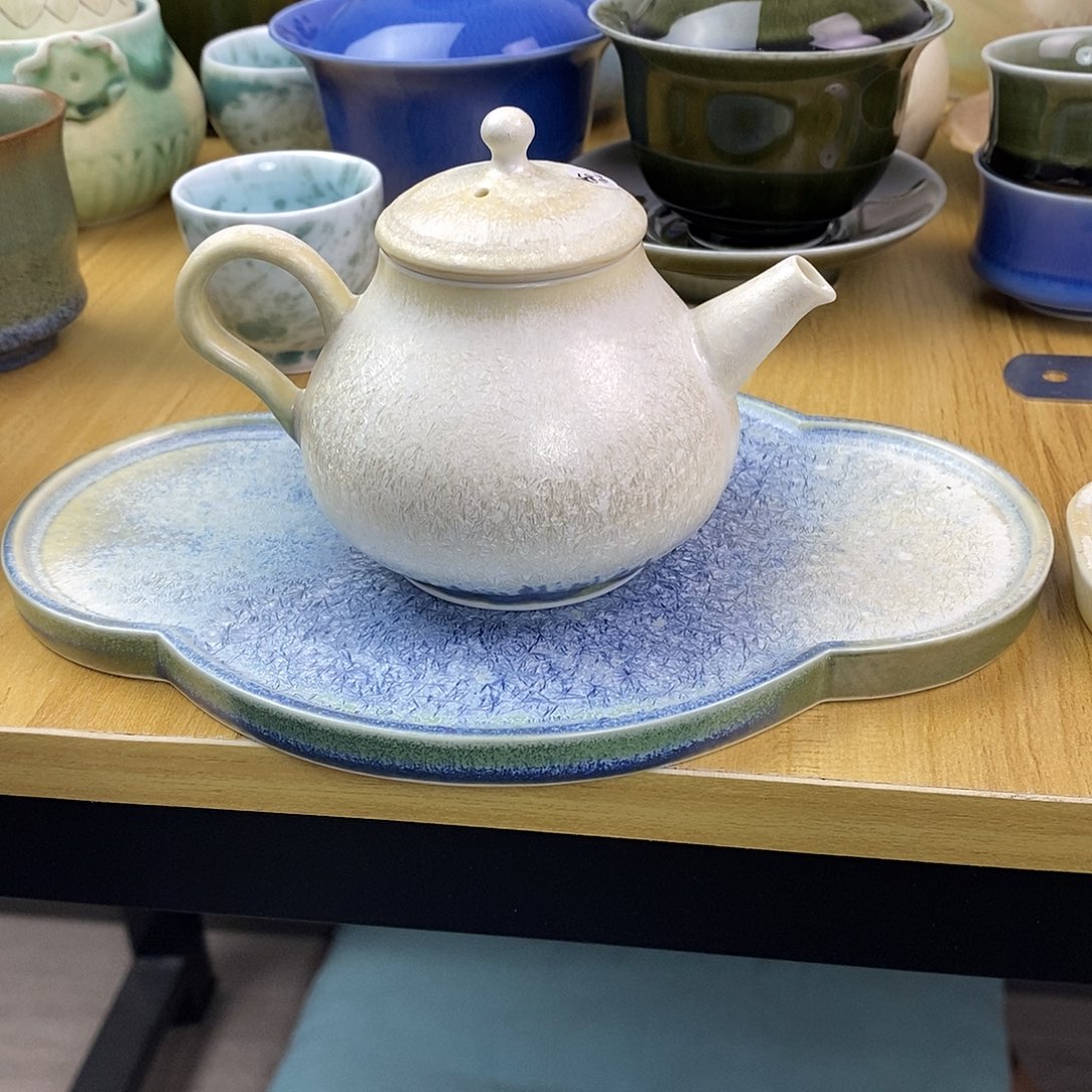 我***里景德镇高温陶瓷壶承茶壶