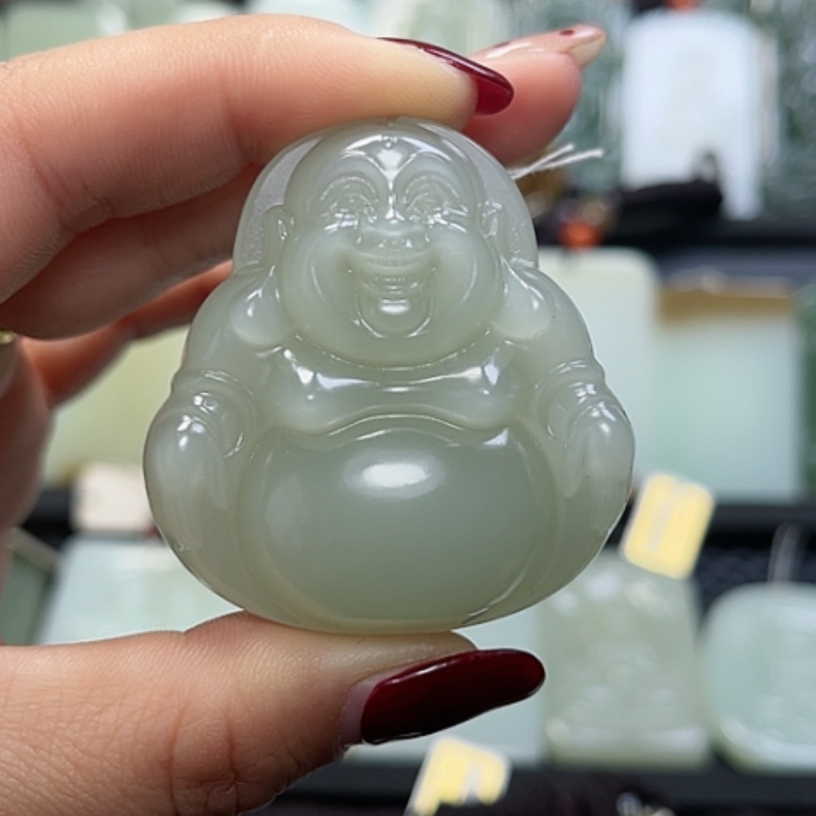 【闪购商品】和田玉颈饰未镶嵌小*吖