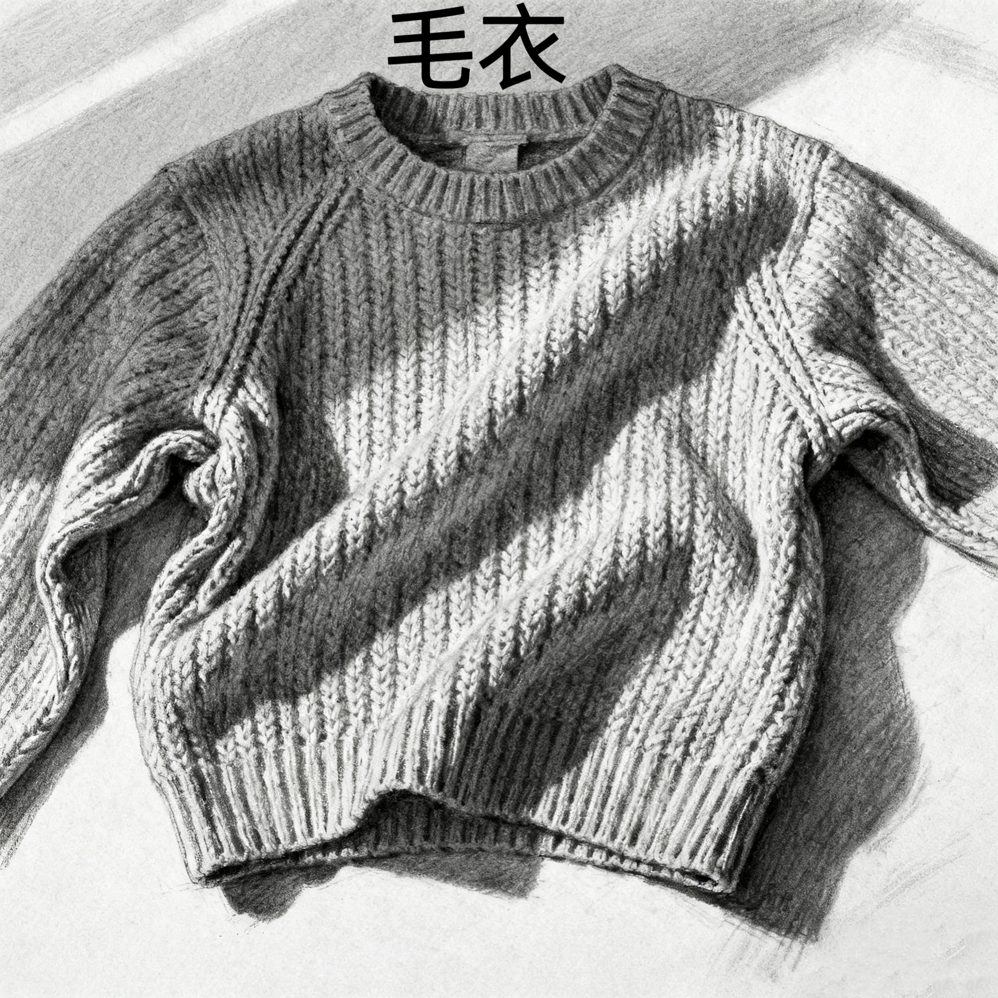 明星同款黑色羊毛衫【男女同款】