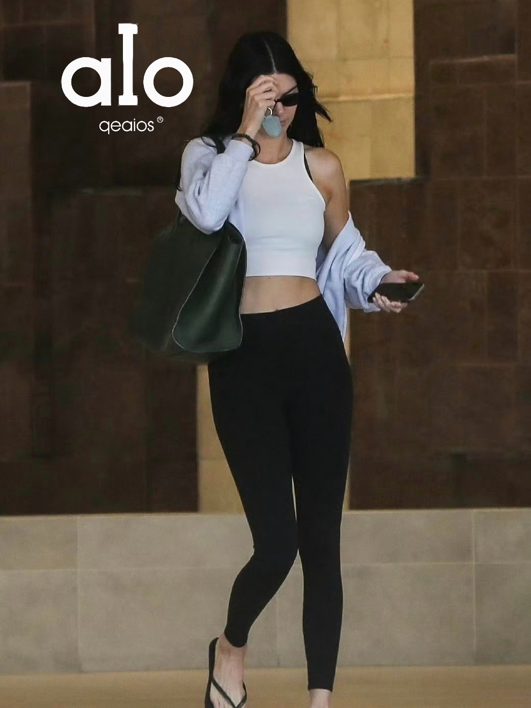 aioqeaios瑜伽裤运动风时尚加绒修身裤秋季裸感高腰提臀女生厚款