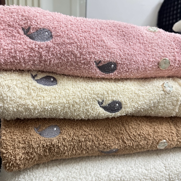 软绵绵满印开衫小鱼冬季套装