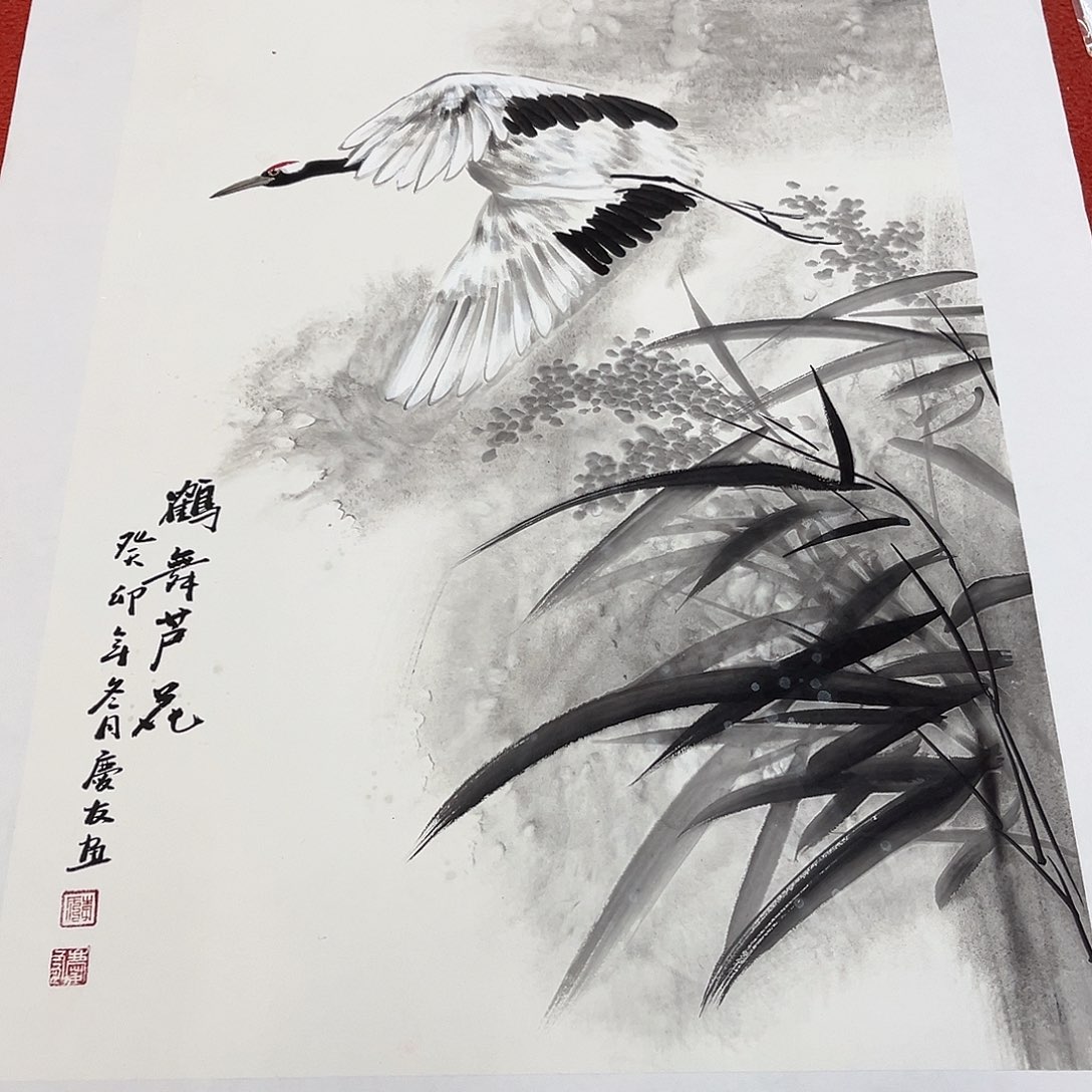 国画手绘作品国会作品