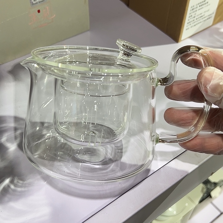 永华 侧把煮茶壶 600ml
