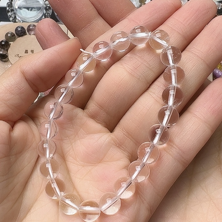 水晶未镶嵌手链多样性发一