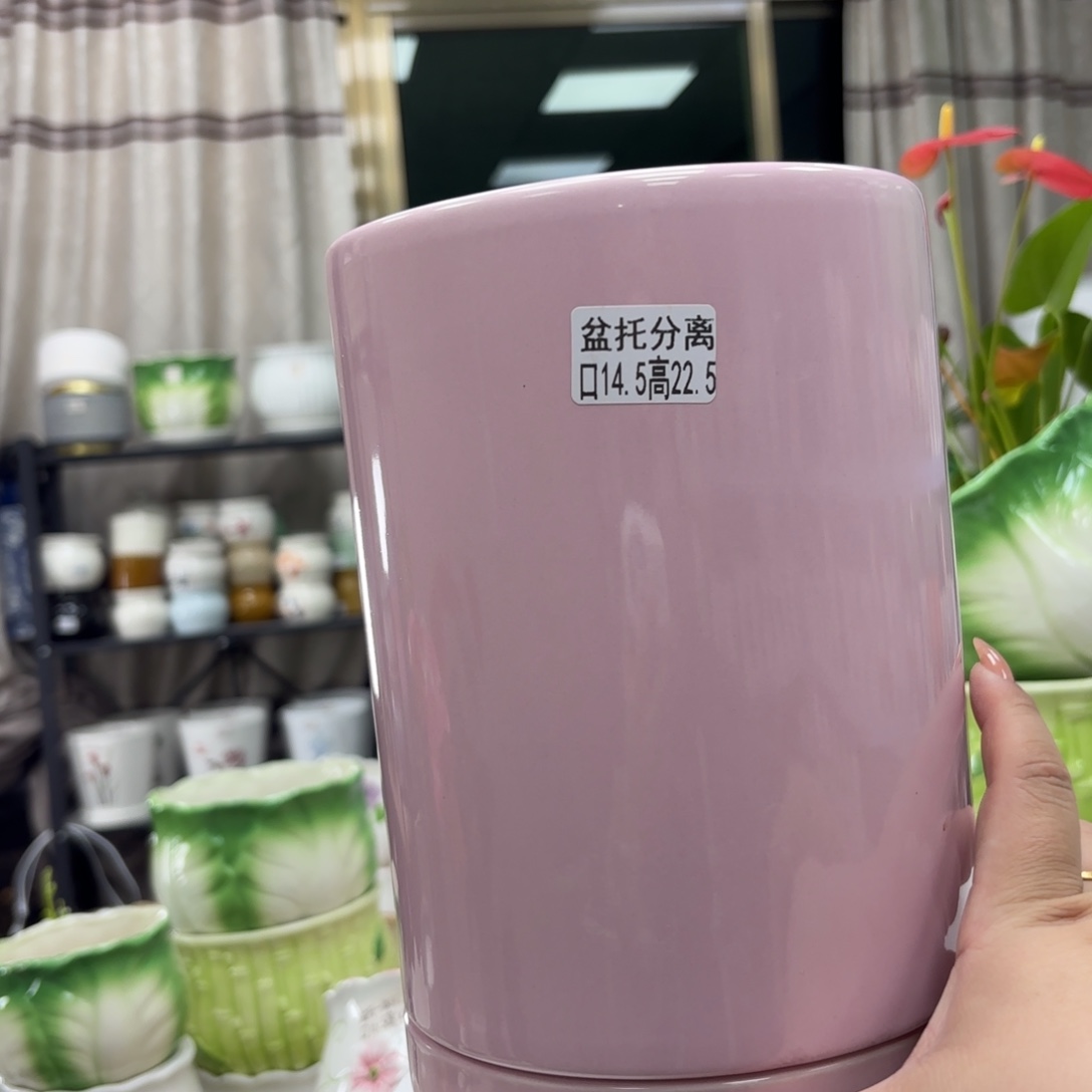 夏西陶瓷花盆@@5123456