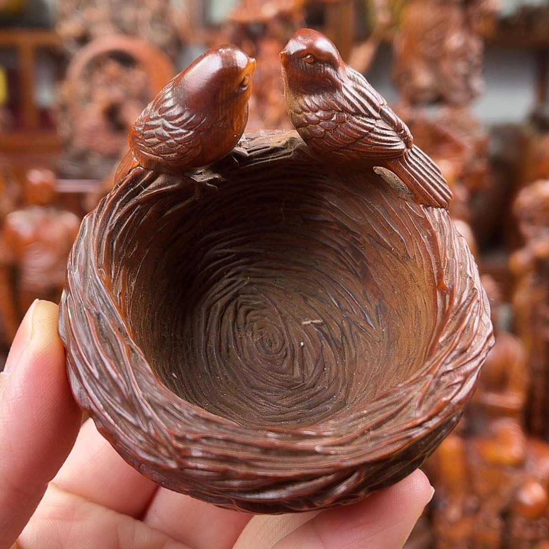 黄杨木黄杨木雕刻7.5厘米