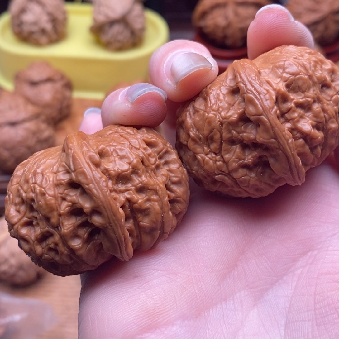 文玩核桃把件楪*軒血麒麟