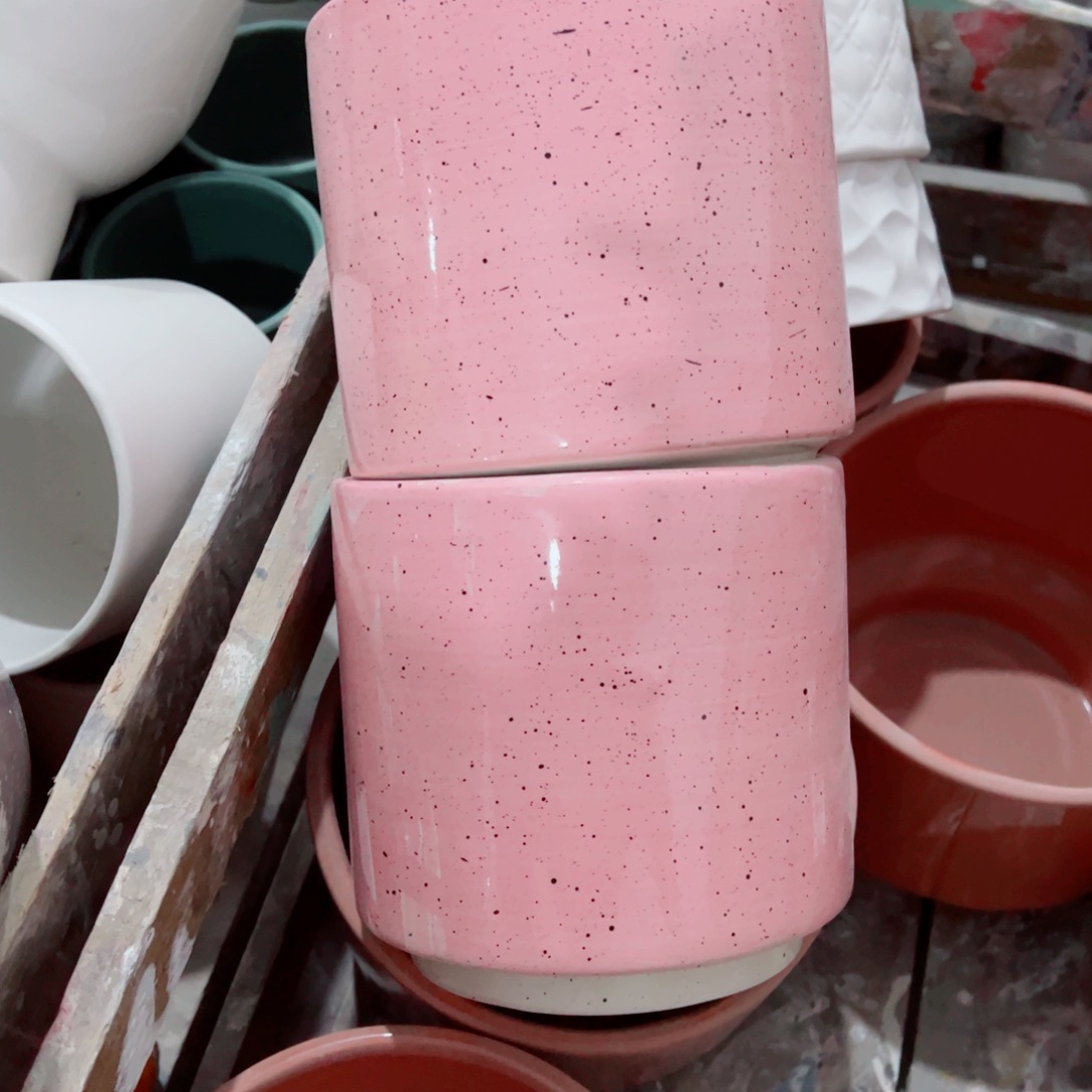 有孔，陶瓷花盆满10米包邮发货