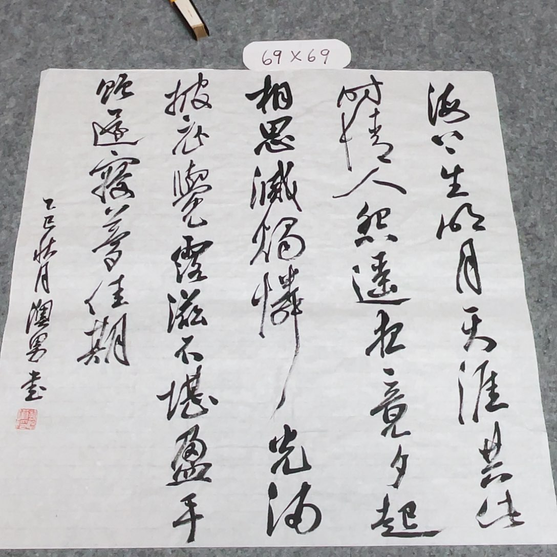 书法国展书家谢奥男69×69