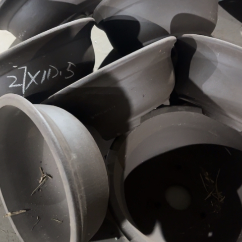 紫砂花盆100-7。100-7