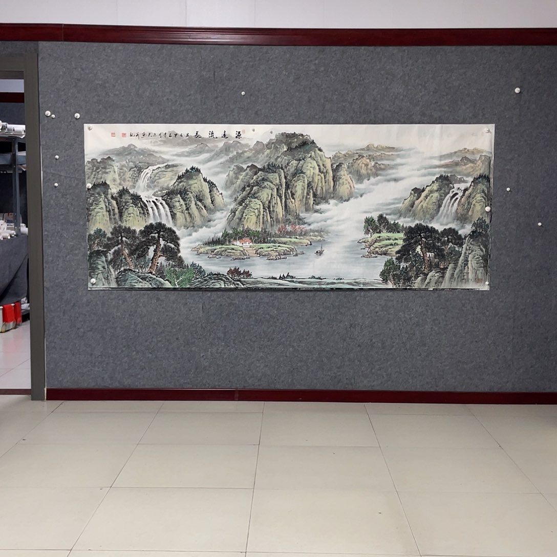 国画小八尺238.97画芯 捡漏