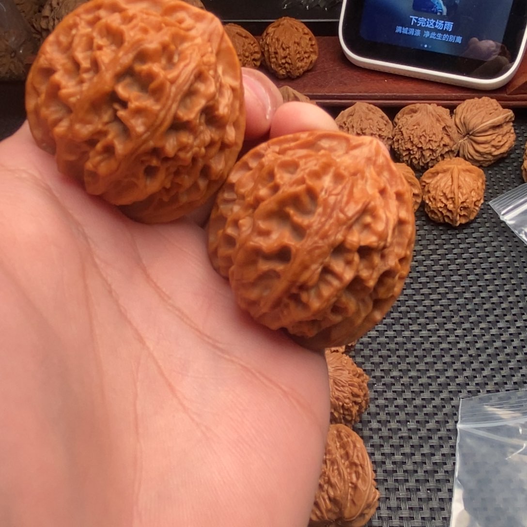 吊坠文玩核桃手盘41苹果园