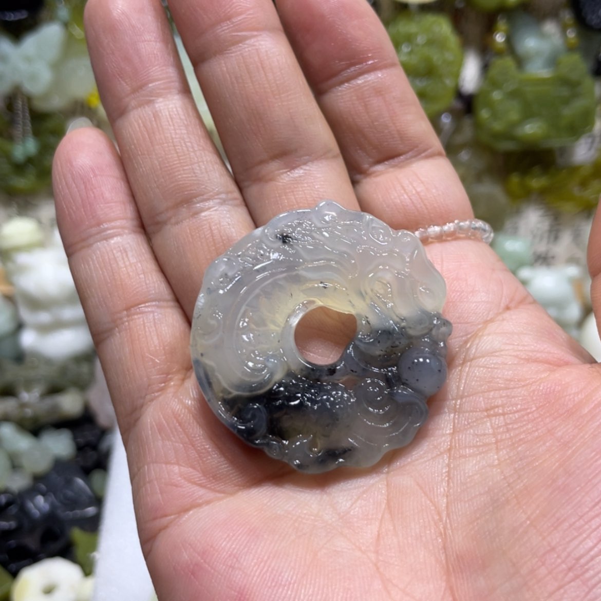 【闪购商品】岫玉颈饰未镶嵌104吊坠