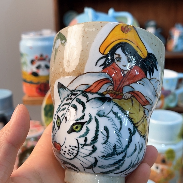 陶景德镇釉下手绘陶瓷