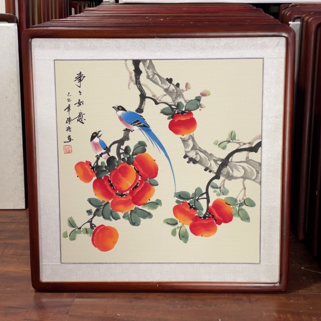 国画带框尺寸63*63厘米