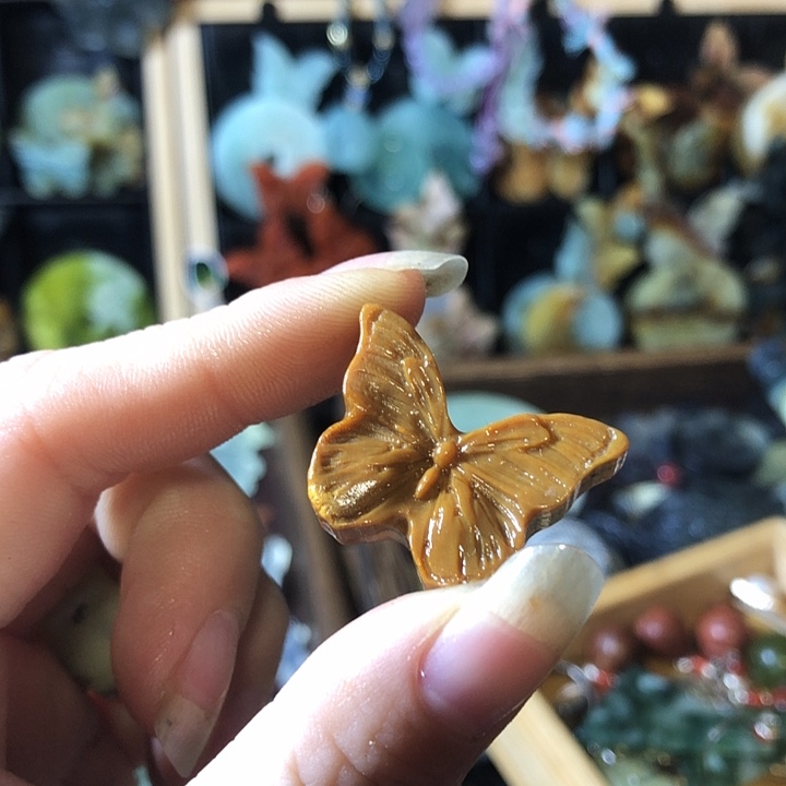 岫玉未镶嵌岫玉耳环