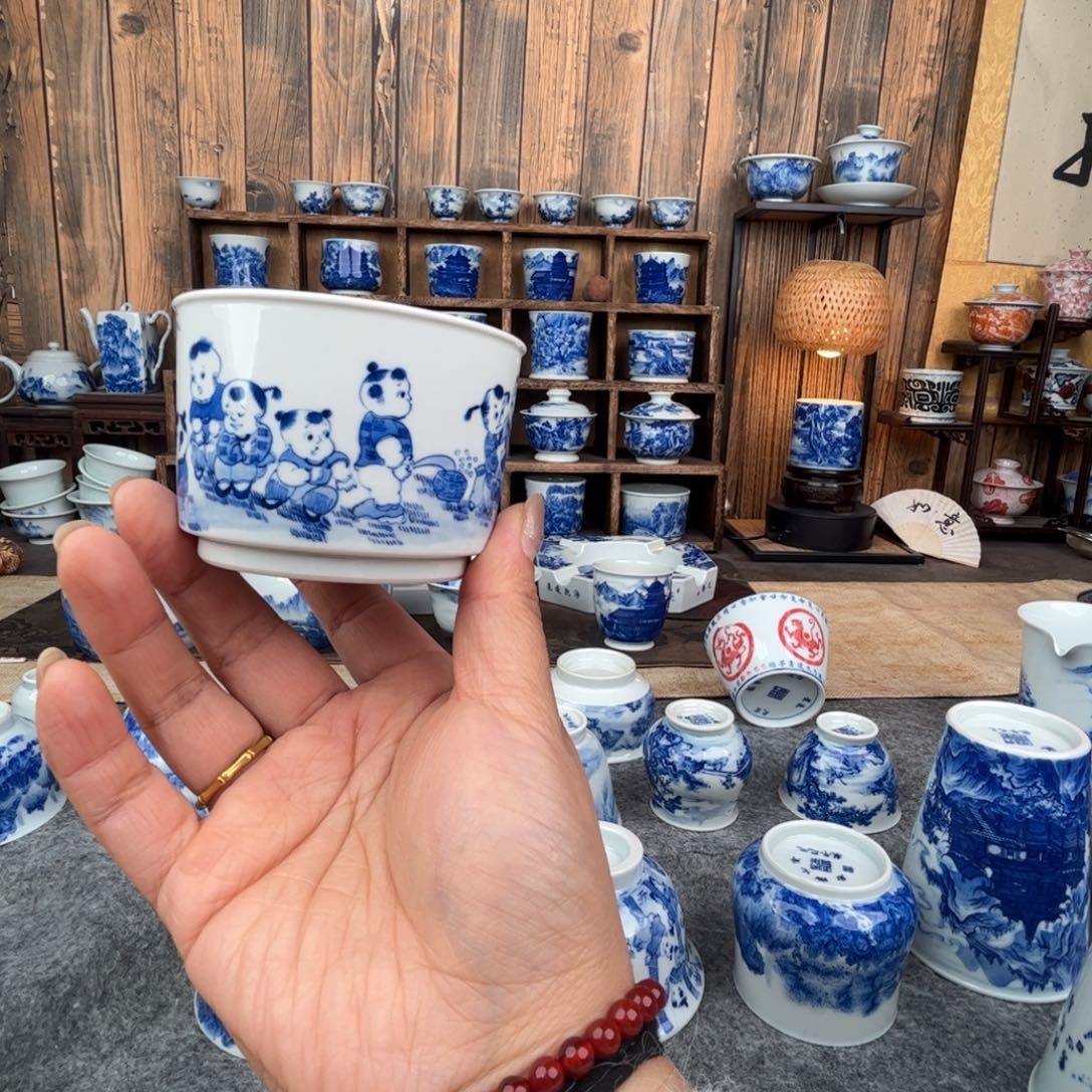 瓷片福利特价 一笔一墨 叩玉山房