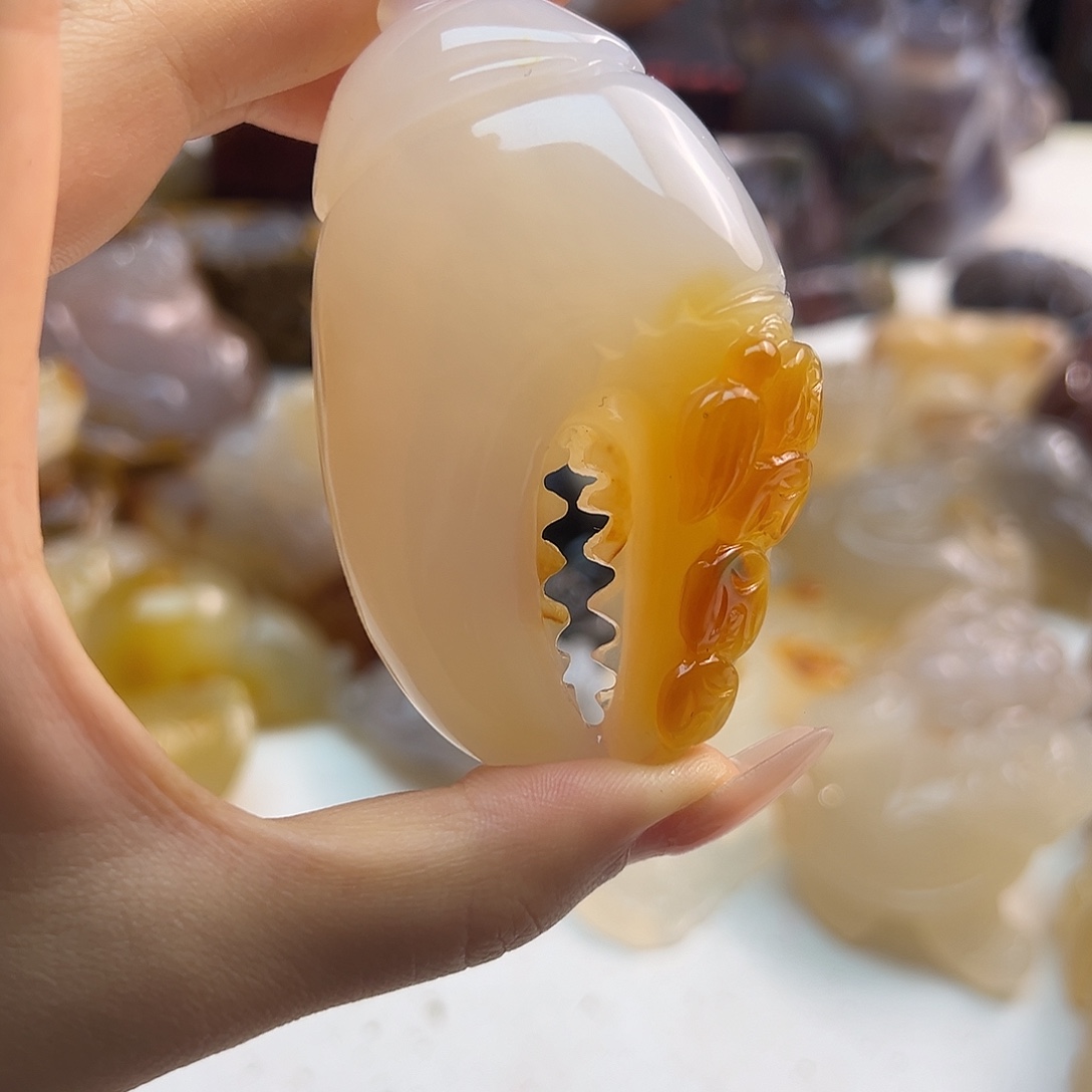 玛瑙/玉髓合金颈饰