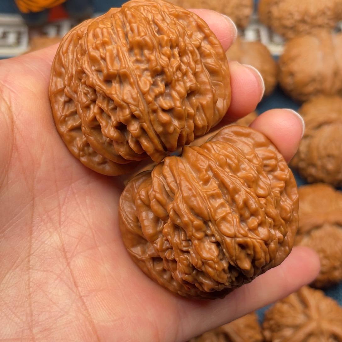 文玩核桃把件43全品复刻底四座楼