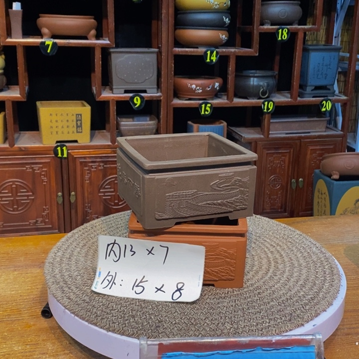 紫砂花盆紫砂艺术