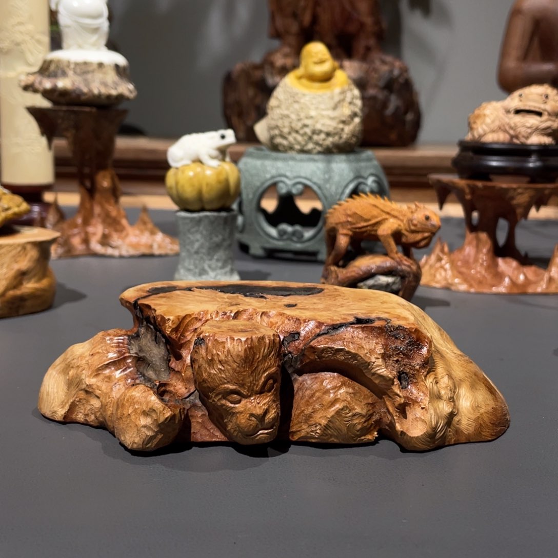 荔枝木木雕工艺品摆件