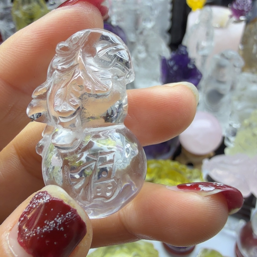 水晶未镶嵌珠宝半成品