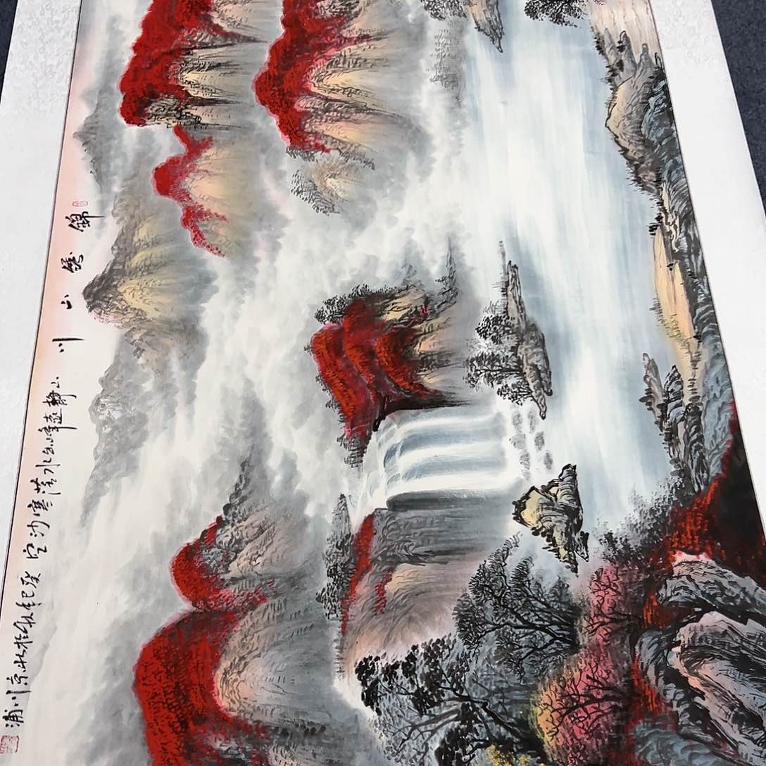 国画彭*李川浦老师作品