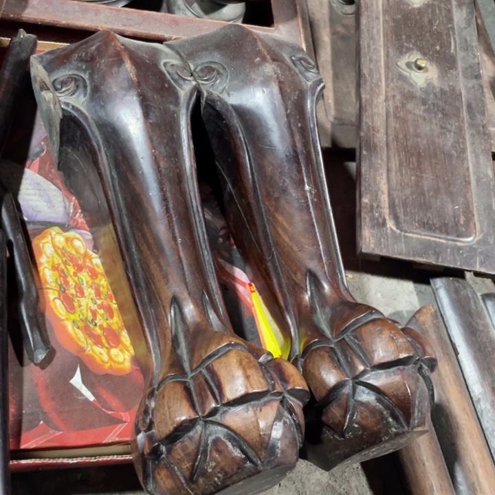 相***宗木木件，老红木腿2个