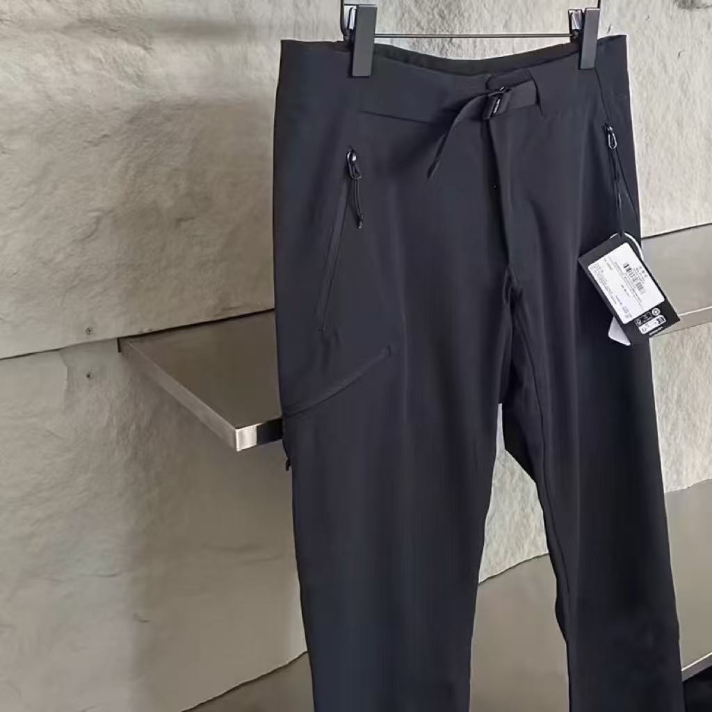 PT软壳裤-2户外登山运动防泼水压胶冲锋裤情侣速干休闲裤