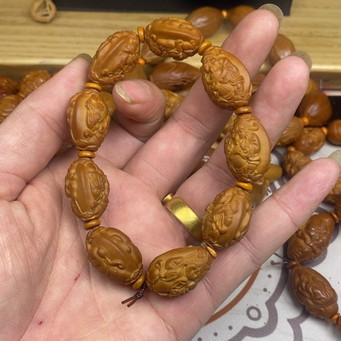 橄榄核手串/手链橄榄核雕刻