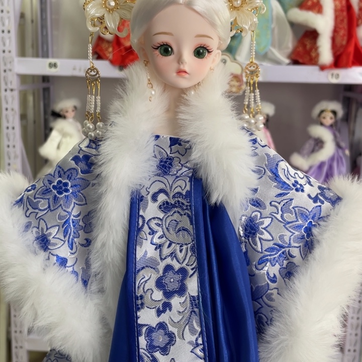 布艺漫美手工娃娃摆件礼品摆件娃娃好看